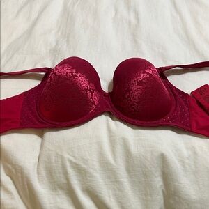 Soma Elegant Red Lace Bra